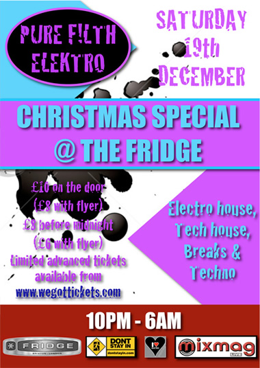 Pure Filth Elektro Christmas Special at The Fridge